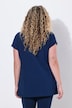 T-Shirt, A-Linie, Aussparung, Metallic-Perle