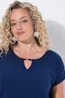 T-Shirt, A-Linie, Aussparung, Metallic-Perle