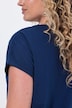 T-Shirt, A-Linie, Aussparung, Metallic-Perle