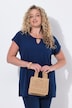 T-Shirt, A-Linie, Aussparung, Metallic-Perle