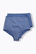 Mama-Taillenslips, 2er-Pack, Muster/Farbe, Baucheinsatz