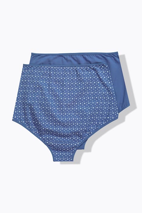 Mama-Taillenslips, 2er-Pack, Muster/Farbe, Baucheinsatz