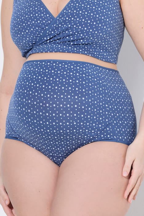 Mama-Taillenslips, 2er-Pack, Muster/Farbe, Baucheinsatz