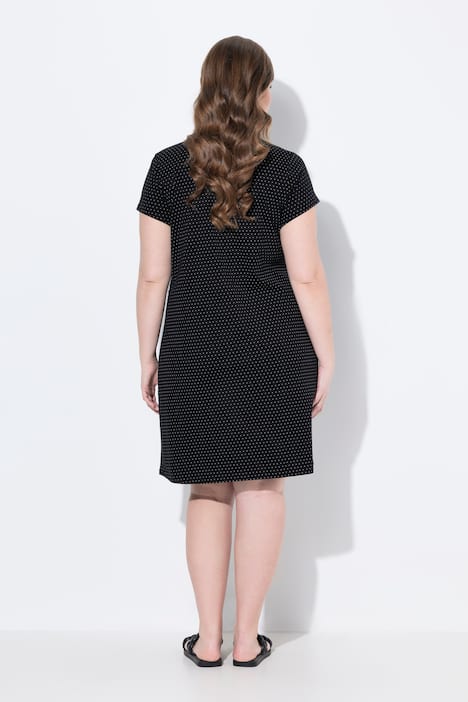 Mama-Jerseykleid, Raffung, Halbarm,