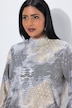 Pullover, Mikro-Pailletten, Stehkragen, Langarm