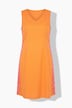 Maxikleid, A-Linie, seitliches Wellenband, Seitenschlitze
