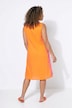 Maxikleid, A-Linie, seitliches Wellenband, Seitenschlitze