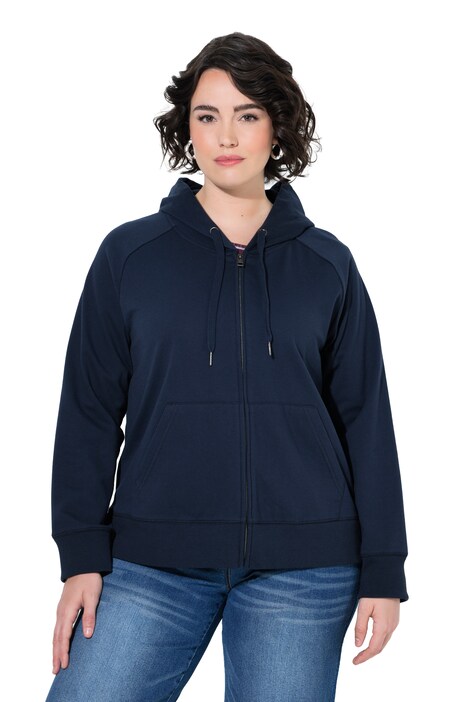 Sweatjacke, Kapuze, Kängurutasche, Langarm