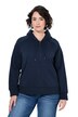 Sweatjacke, Kapuze, Kängurutasche, Langarm