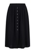 Maxi skirt, decorative button placket and slit