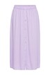Maxi skirt, decorative button placket and slit