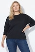 Long-Sweatshirt, Oversized, Rundhals, Langarm