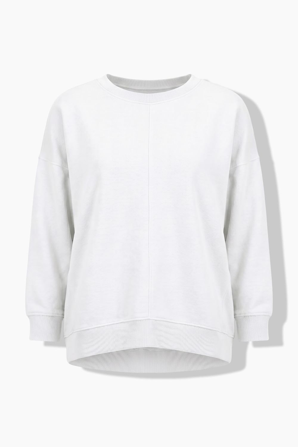 Long-Sweatshirt, Oversized, Rundhals, Langarm