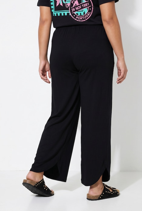 Jerseyhose, weite Passform, Seitenschlitze