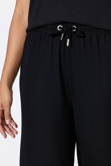Jerseyhose, weite Passform, Seitenschlitze