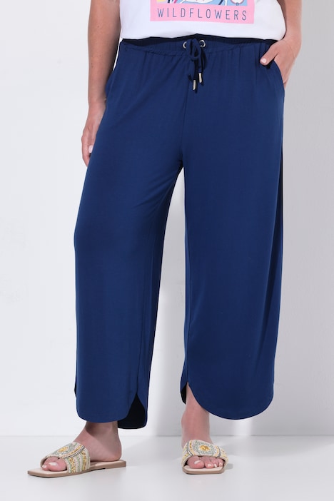 Jerseyhose, weite Passform, Seitenschlitze