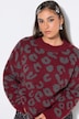 Pullover, Oversize Shape, Jacquard-Leo
