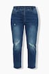 Mom-Jeans, weit, Destroy-Effekte, Stretch, Komfortbund