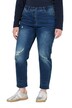 Mom-Jeans, weit, Destroy-Effekte, Stretch, Komfortbund