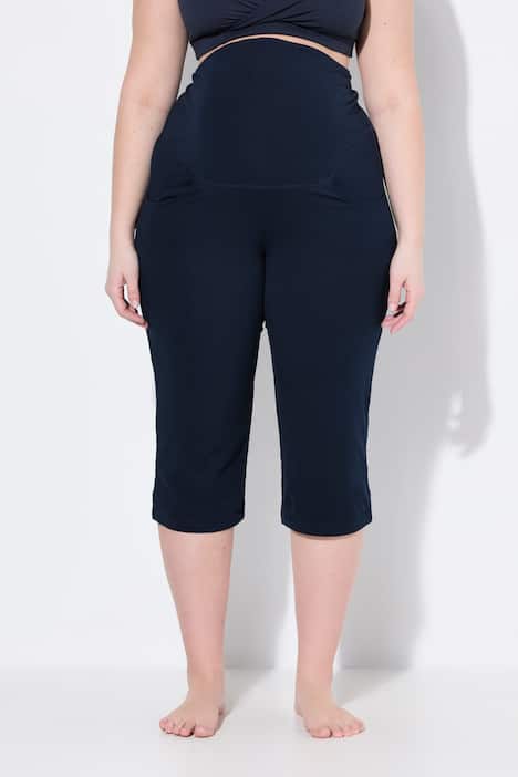 Mama-Caprihose, Umstandshose, Umklappbund