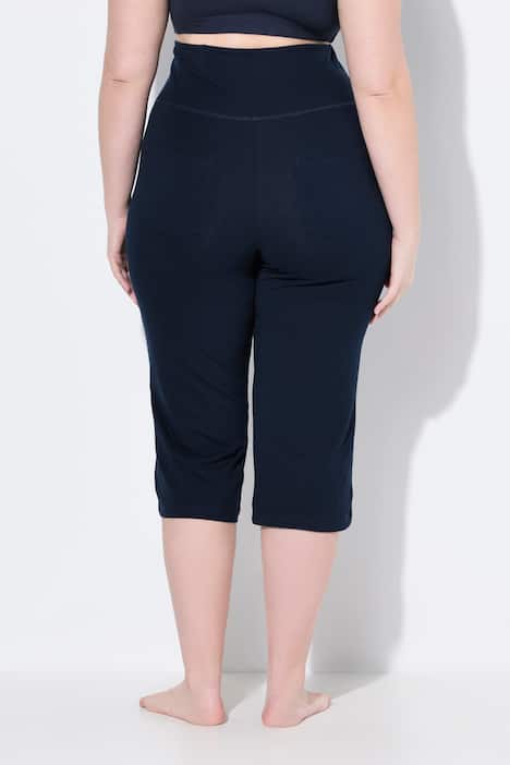 Mama-Caprihose, Umstandshose, Umklappbund