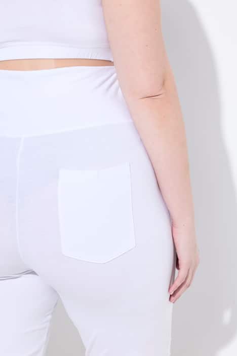 Mama-Caprihose, Umstandshose, Umklappbund