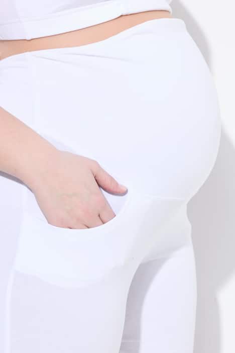 Mama-Caprihose, Umstandshose, Umklappbund