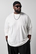 Langarm-Shirt, oversized, Stehkragen, bis 8 XL