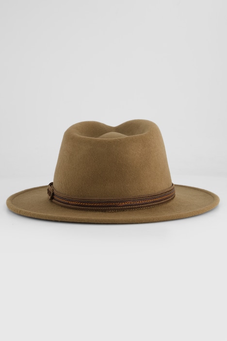 Chapeau en laine, pure laine, protection contre les intempéries, s'enroule, jusqu'à la taille XL
