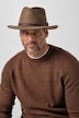 Chapeau en laine, pure laine, protection contre les intempéries, s'enroule, jusqu'à la taille XL