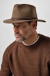 Chapeau en laine, pure laine, protection contre les intempéries, s'enroule, jusqu'à la taille XL