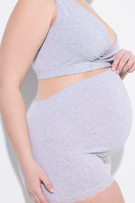 Mama Panty, Baucheinsatz, Saumspitze