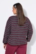 Strickjacke, oversized, Ringel, Langarm