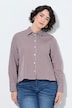 Hemdbluse, Streifen, Motivdruck, Hemdkragen, Langarm