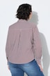 Hemdbluse, Streifen, Motivdruck, Hemdkragen, Langarm