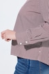 Hemdbluse, Streifen, Motivdruck, Hemdkragen, Langarm