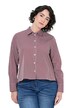 Hemdbluse, Streifen, Motivdruck, Hemdkragen, Langarm