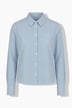 Hemdbluse, Streifen, Motivdruck, Hemdkragen, Langarm