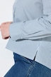 Hemdbluse, Streifen, Motivdruck, Hemdkragen, Langarm