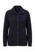 Strickjacke, Rippstrick, Hemdkragen, Langarm