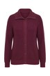 Strickjacke, Rippstrick, Hemdkragen, Langarm