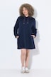 Sweatkleid, Kapuze, A-Linie, Langarm, Taschen