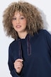 Sweatkleid, Kapuze, A-Linie, Langarm, Taschen
