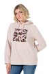 Hoodie, Motivdruck, Kapuze, Langarm