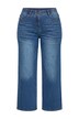 Jeans Mary, Ripsband, weites Bein, Stretch, Komfortbund