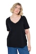 T-Shirt, Spitze, Classic, V-Ausschnitt, Halbarm