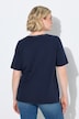 T-Shirt, Spitze, Classic, V-Ausschnitt, Halbarm
