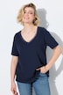 T-Shirt, Spitze, Classic, V-Ausschnitt, Halbarm