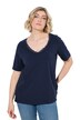 T-Shirt, Spitze, Classic, V-Ausschnitt, Halbarm
