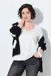 T-Shirt, Spitze, Classic, V-Ausschnitt, Halbarm